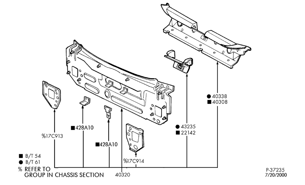 Схема установки YS4Z-54428A10-AA
