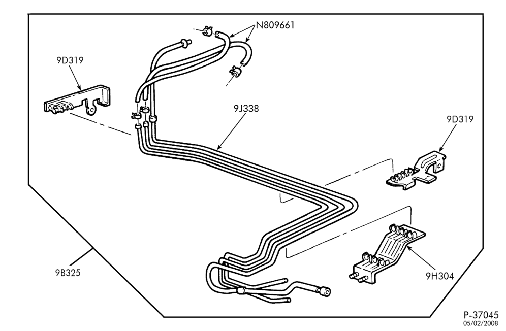 197.1 - HEATERS-Heater & fuel tubes & related parts - NGV-F150/250