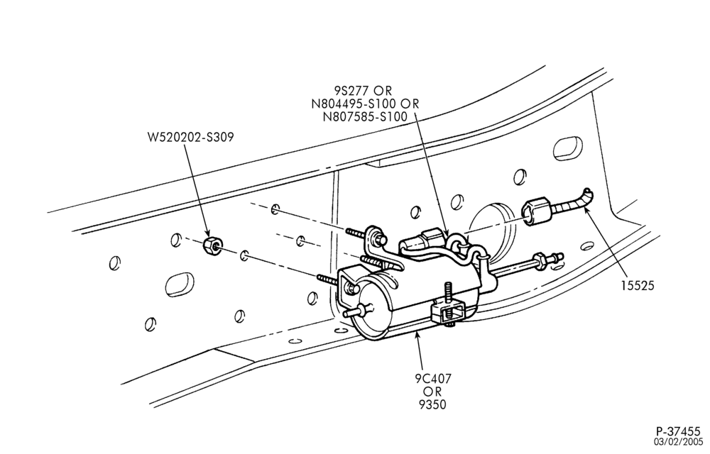 93 - 8 CYL. 7.3L - DIESEL-Fuel pump - frame mounted - electrci