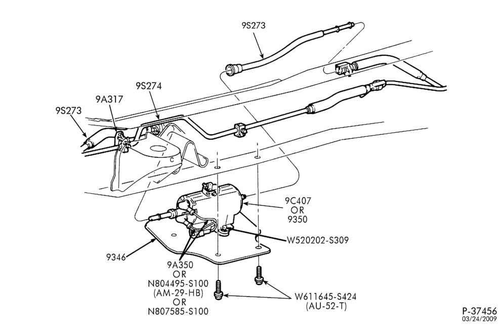 93 - 8 CYL. 7.3L - DIESEL-Fuel pump - frame mounted - electric