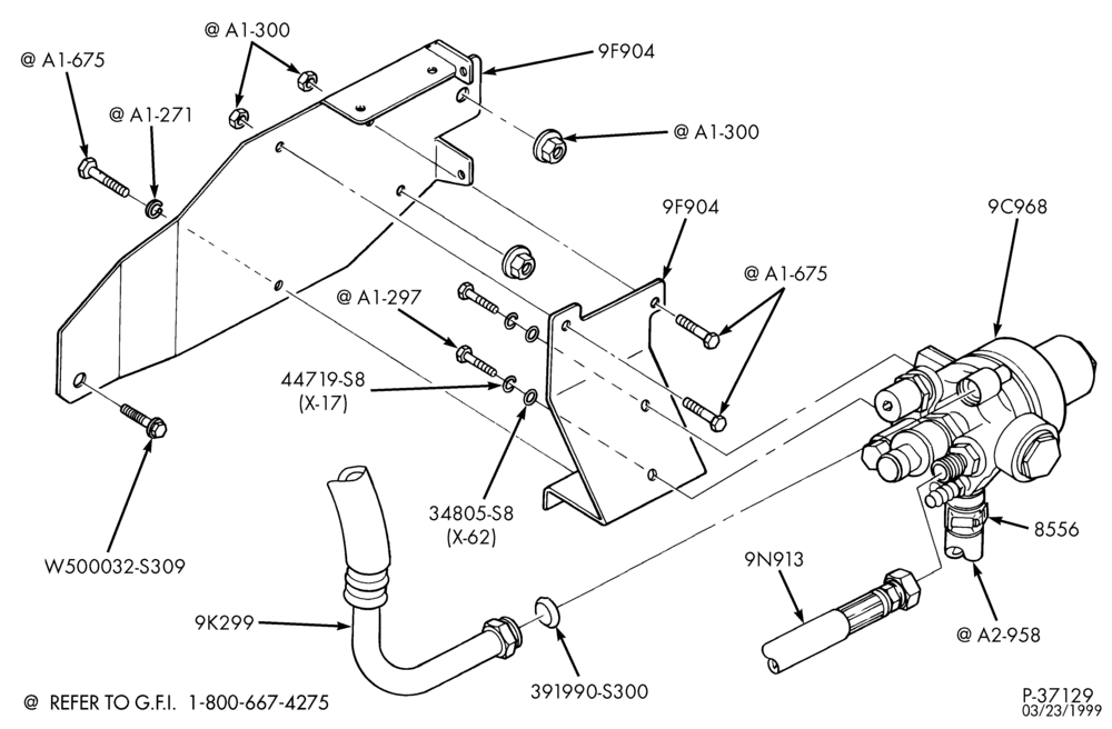 90.2 - 8 CYL. 5.4L - (BI-FUEL) - CNG/GAS - LPG/GAS-Regulator assembly - E150/250 - CNG/GAS