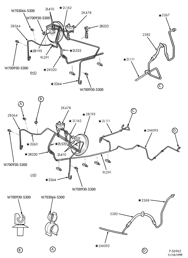 20 - BRAKES-Brake system - without ABS & advance trac