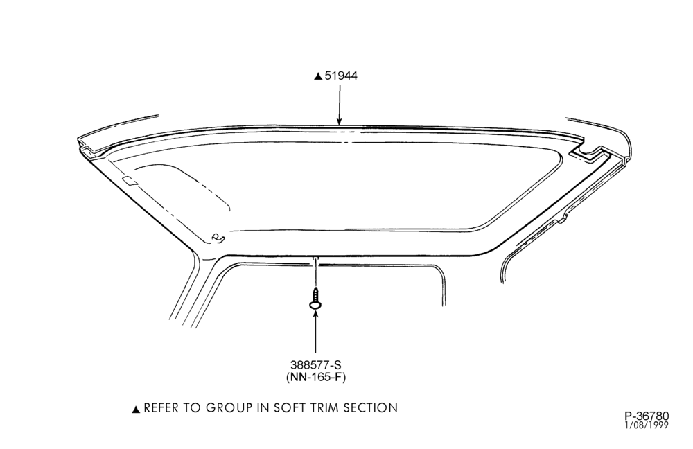 I/T - SOFT, INTERIOR TRIM-Roof trim panel-F-FT600/800