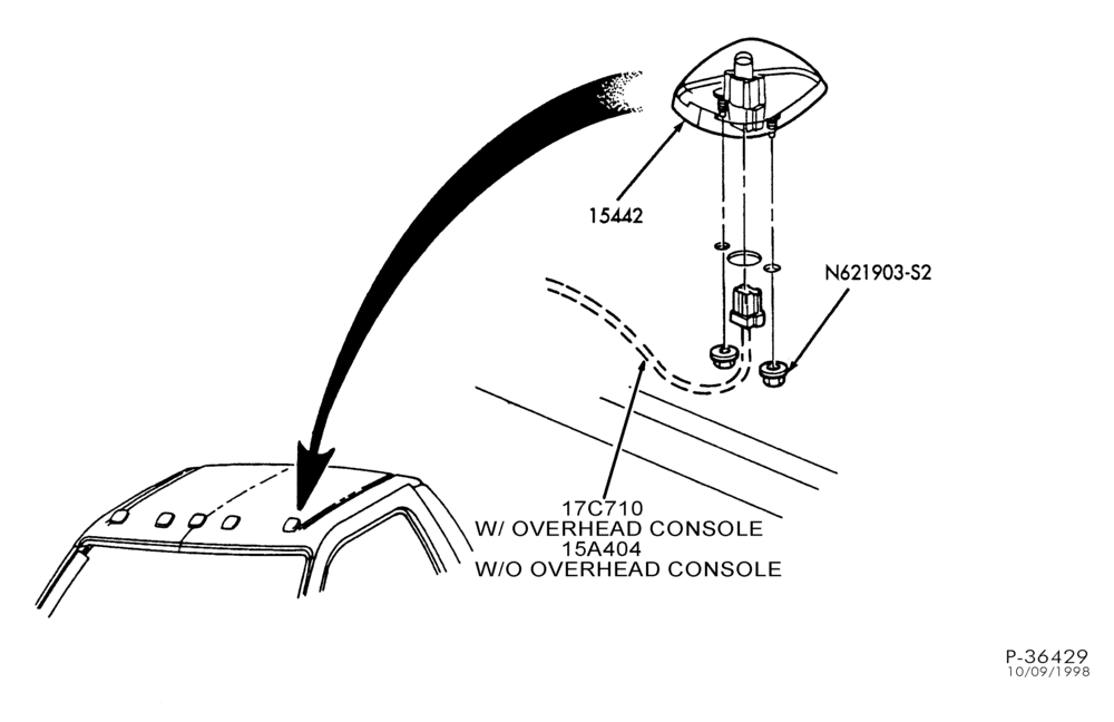 LAMPS-Marker lamp - roof-F650/750