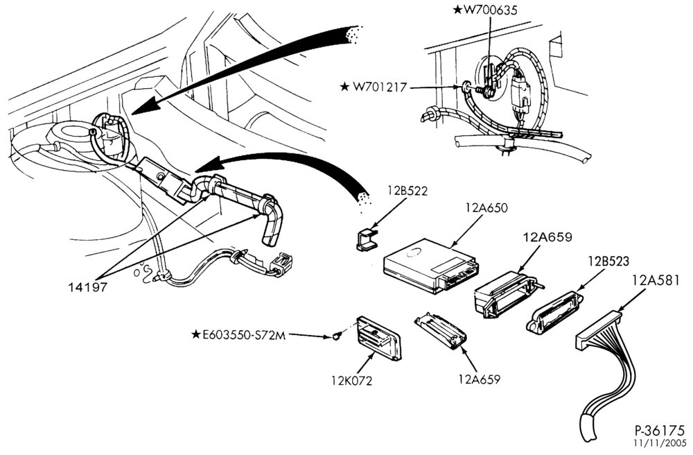 94.7 - 4 CYL. 2.0L-Electronic engine control - (E.E.C.) typical