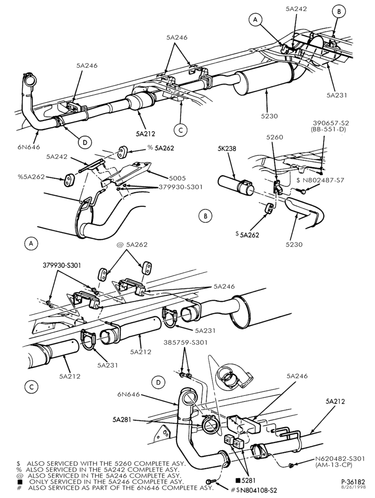 EXHAUST-Exhaust system - 8 cyl. 7.3L - Diesel - 176" W.B.-E450