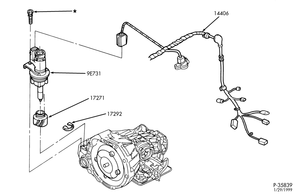 97.1 - AIR CLEANER, CHOKE, ACCEL, SPEED CONTROL-Speed sensor