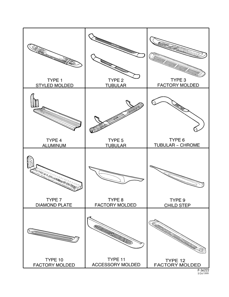 160 - BOARD (ACCESSORY BOARDS - COMPLETE KITS) FOUR DOOR - SUV