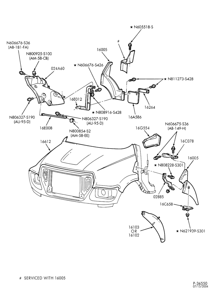 160 - FENDERS-Fenders, aprons & related parts-F650/750