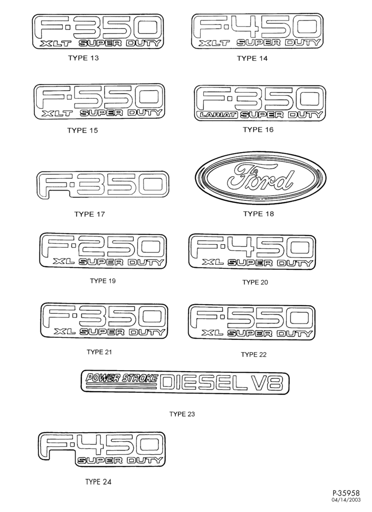 Схема установки F81Z-16720-ZB
