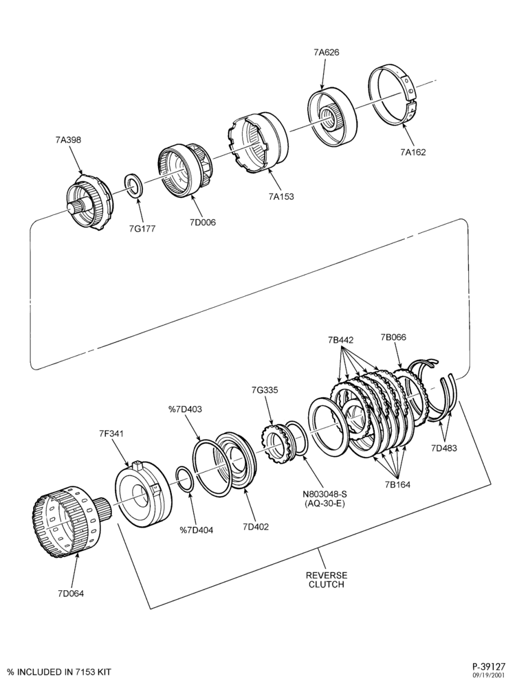 AUTOMATIC TRANSMISSION-INTERNAL PARTS - Reverse clutch, planetaries & related parts-TW