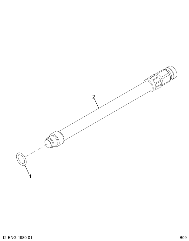 ......TUBE AY C CASE TO HEAD (3C3Z-9A332-AA)