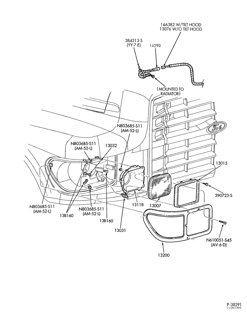 LAMPS-Headlamp, parking lamp & related parts-F650/750