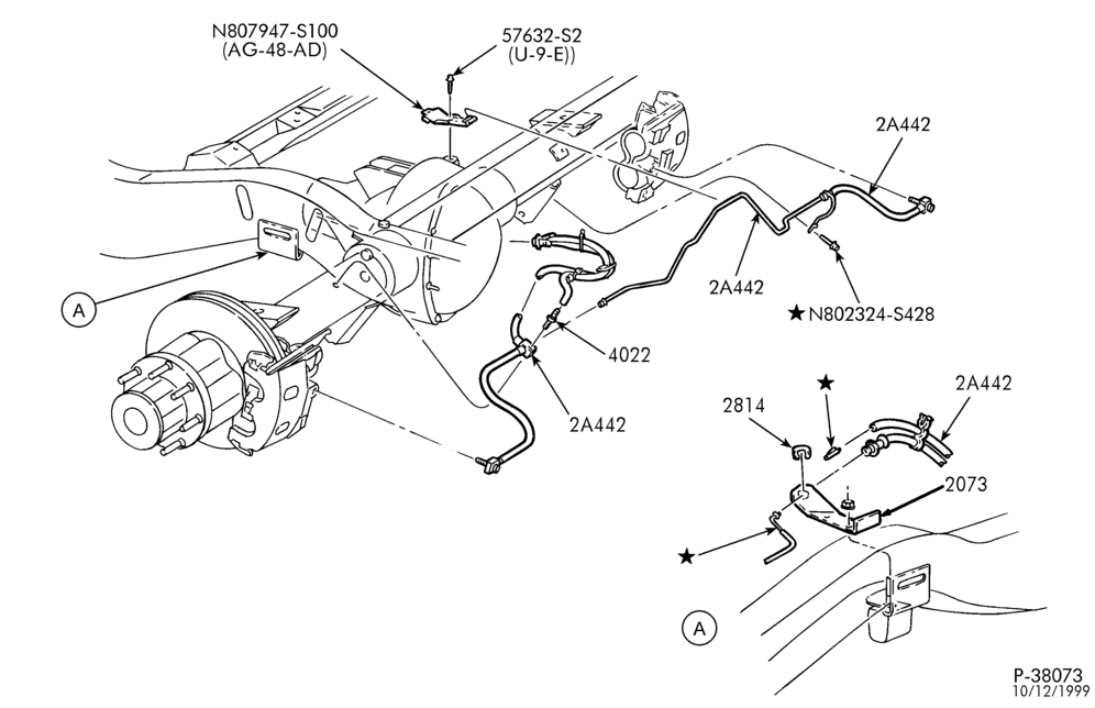 BRAKES-Brake system - with rear disc-E350/550