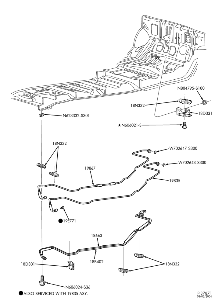 197.1 - HEATERS-Underbody auxiliary air conditioner & heater tubes-TW