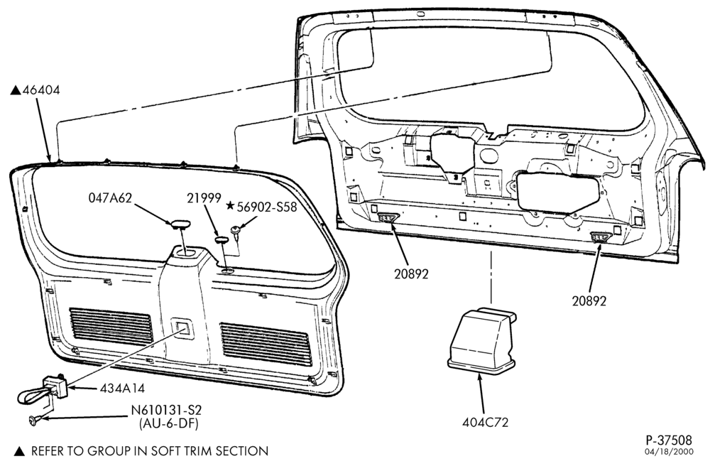 Схема установки F87Z-10047A62-AAA