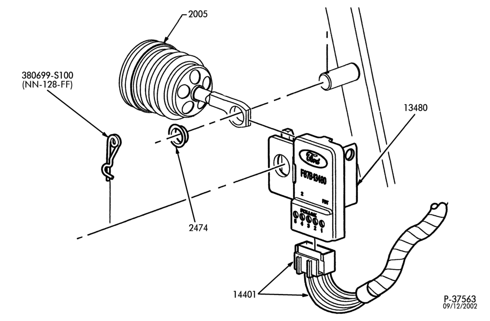 134 - LAMPS-Stop lamp switch-L1