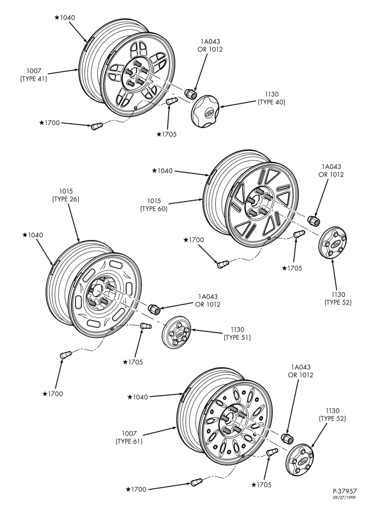 10 - WHEELS-Wheels & related parts - Page B-R
