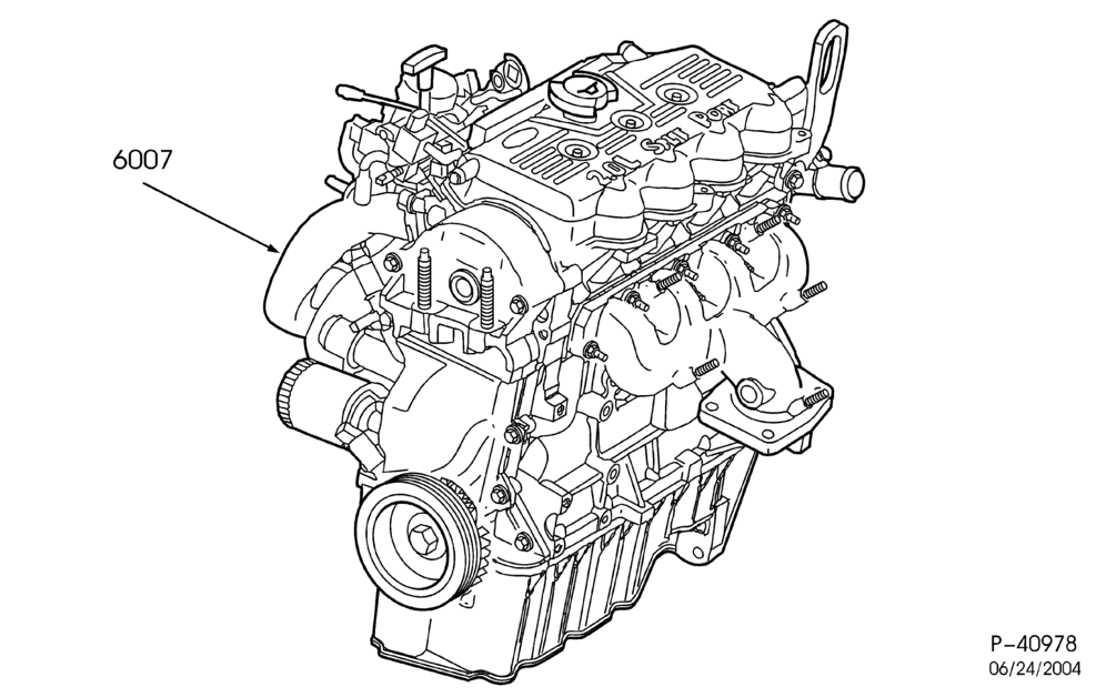 Схема установки 2M5Z-6007-AA