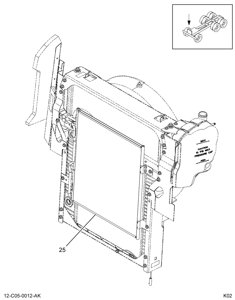 COOLING PACKAGE; A/C CONDENSER, (ABR#5)