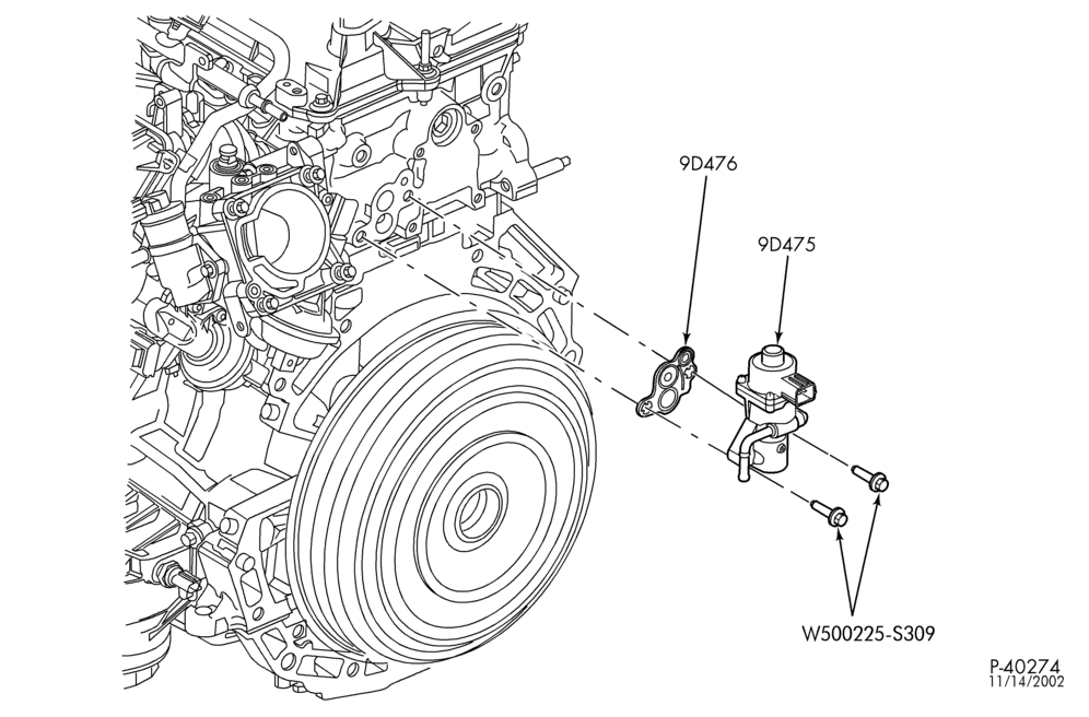 90 - 4 CYL. 2.3L-Fuel system - tank installation