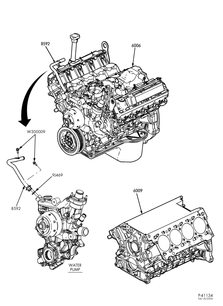 Схема установки 3C3Z-6009-AARM