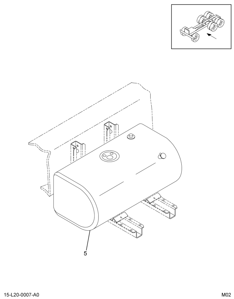 FUEL TANK MODULE; RT SIDE MTD TANK,(ABR#1)