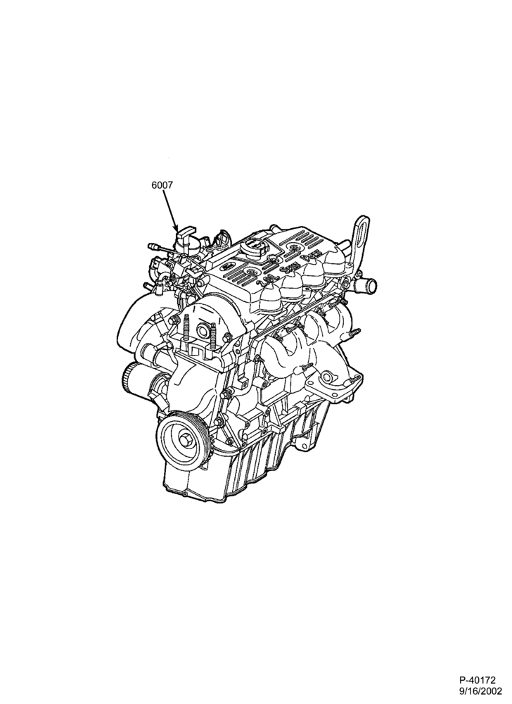 Схема установки 2S4Z-6007-GA