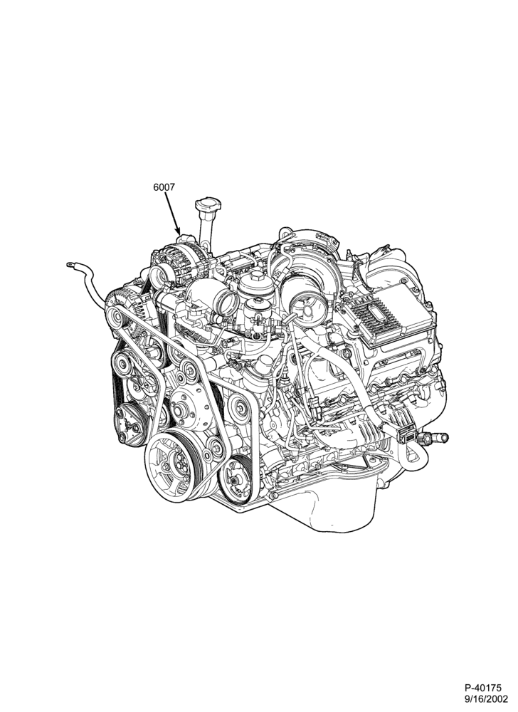 Схема установки 3C3Z-6007-AARM
