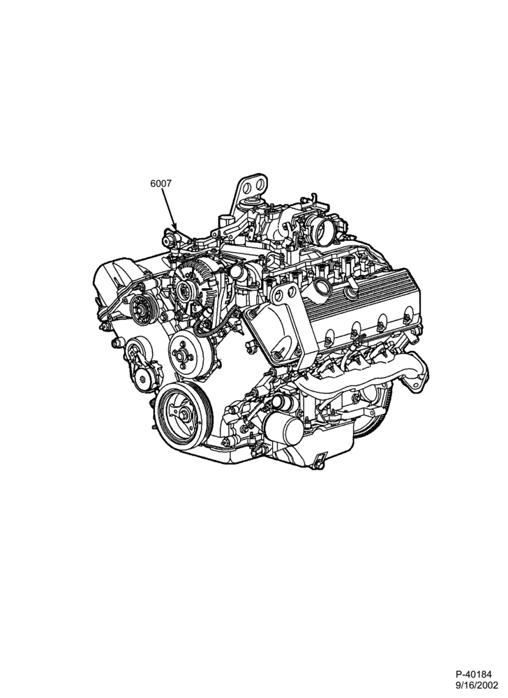 Схема установки 2L2Z-6007-LA