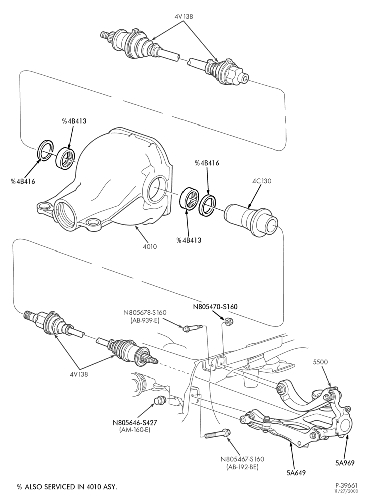 30 - FRONT SUSPENSION-Reman complete CV drive axle