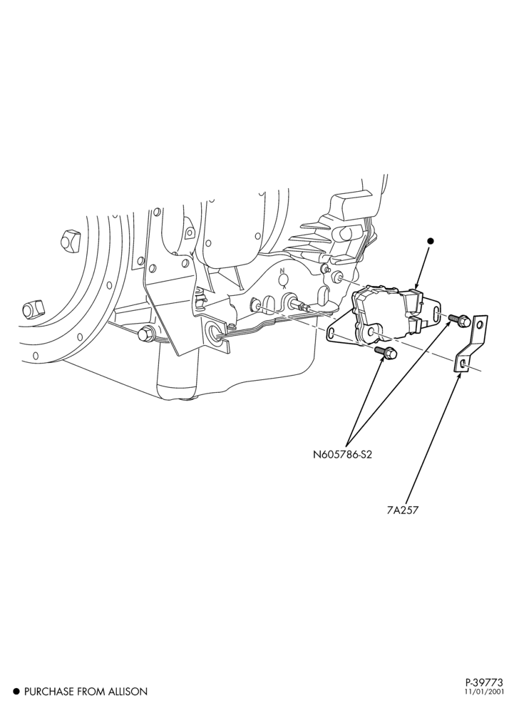 T75 - AT 545-Transmission range sensor - Allison - 2000/2400-F650/750