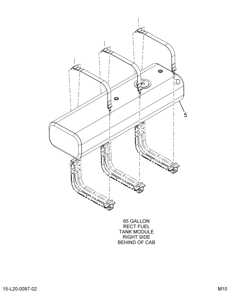 FUEL TANK MODULE; RT SIDE MTD TANK,(ABR#1) 2/2