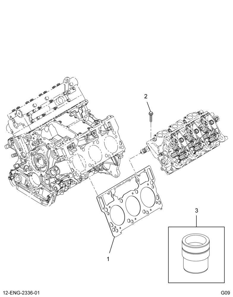 ........KIT HEAD GASKET & BOLT (7E7Z-6051-B)