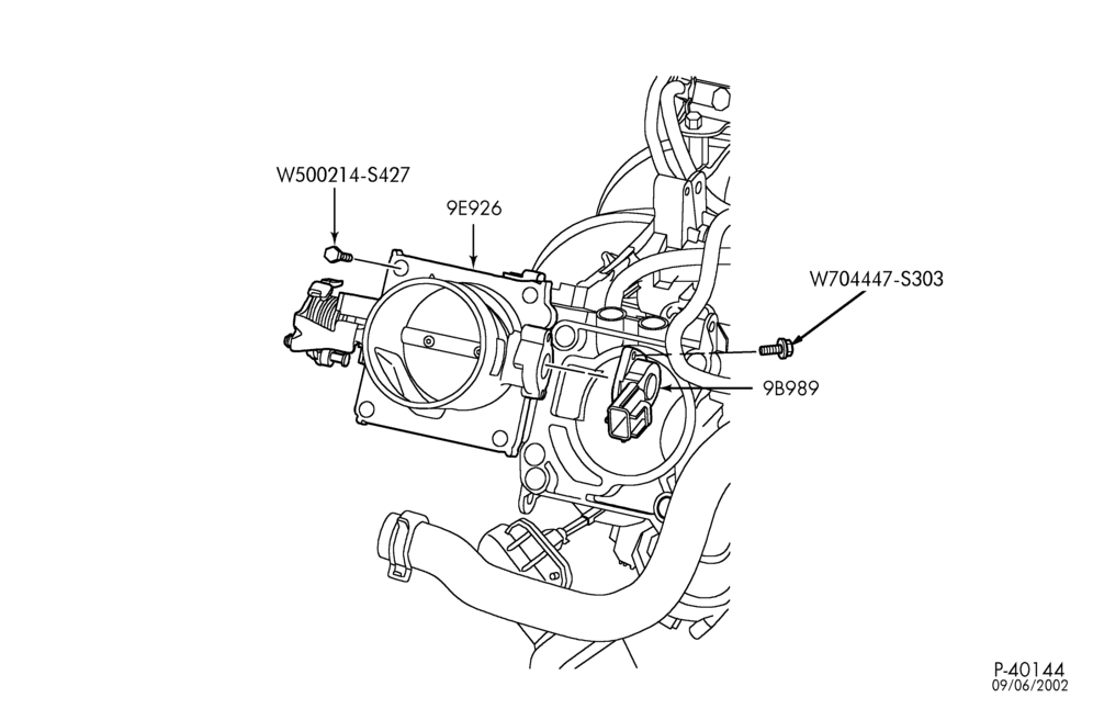 93 - 4 CYL. 2.3L-Throttle body