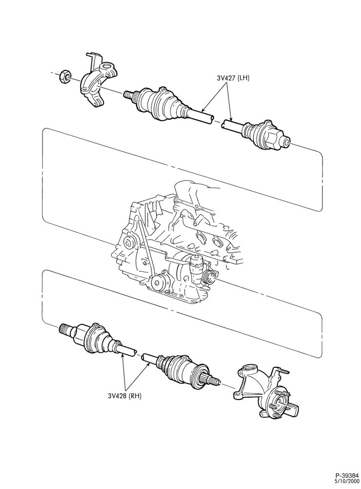 30 - FRONT SUSPENSION AND STEERING-Reman complete CV drive axle
