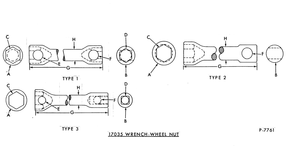 170 - WRENCH-WHEEL NUT
