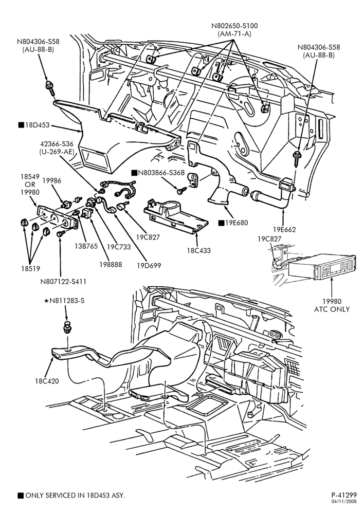 195 - HEATER-Heater ducts & control-TE
