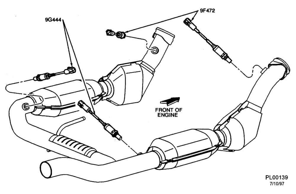 94.1 - 8 CYL. 5.4L-HEGO & CMS sensor