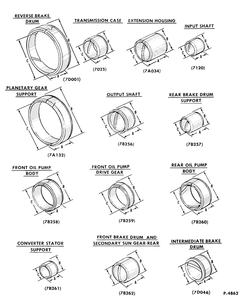 A71 - C3 TYPE - EXTERNAL PARTS-EXTERNAL PARTS- transmission bushings-MX