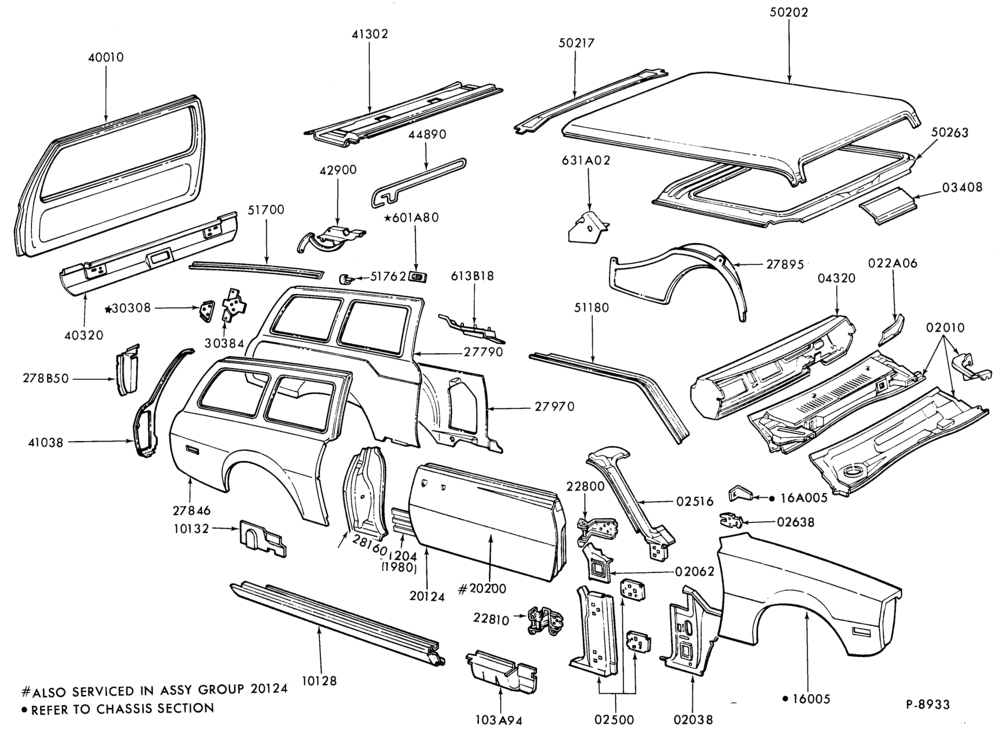 L - SHEET METAL-73 - upper body