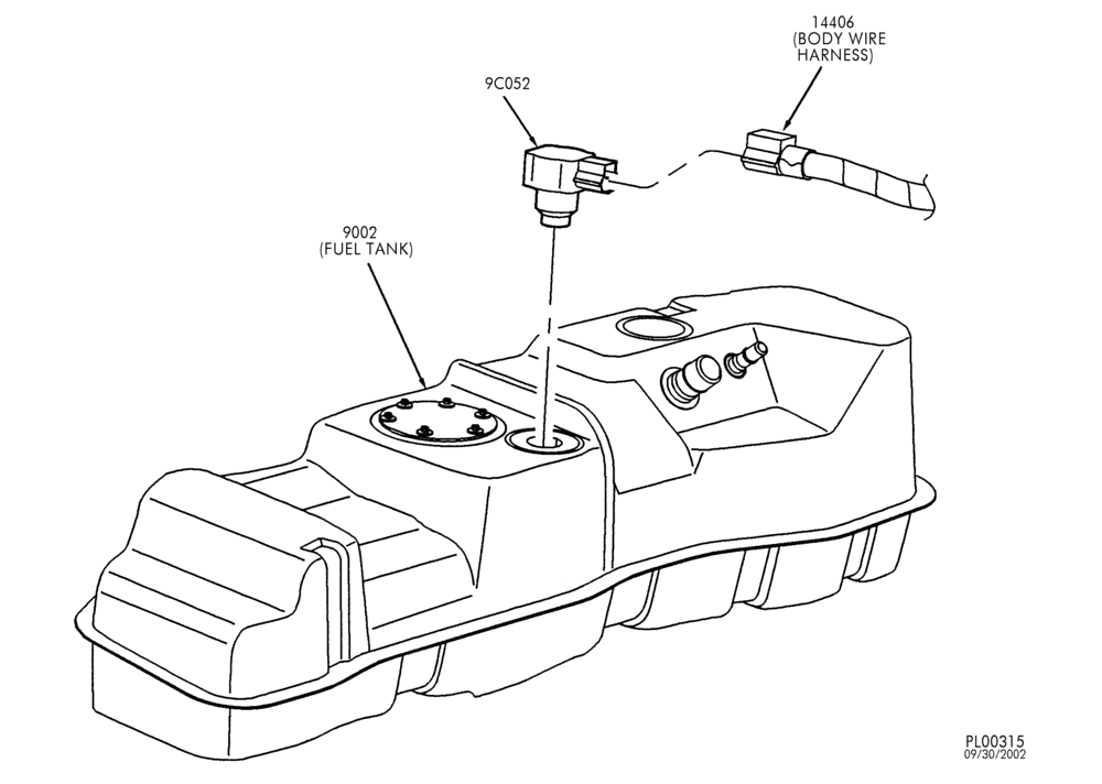 90.1 - 10 CYL. 6.8L-Fuel tank pressure sensor