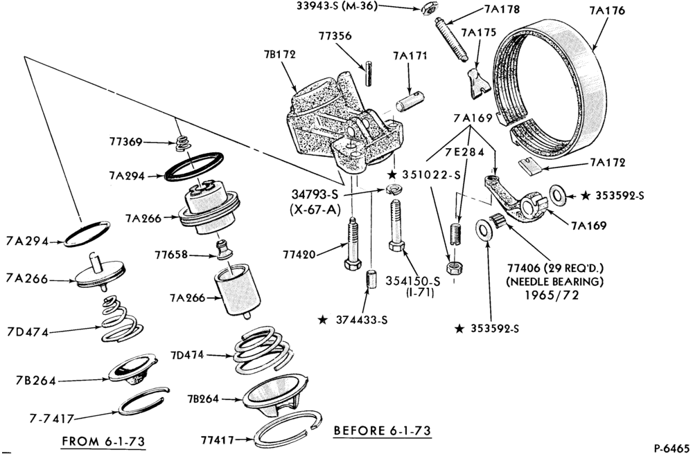 A70.5 - C/M TYPE - FMX - INTERNAL PARTS-(rear) - typical-A,MA