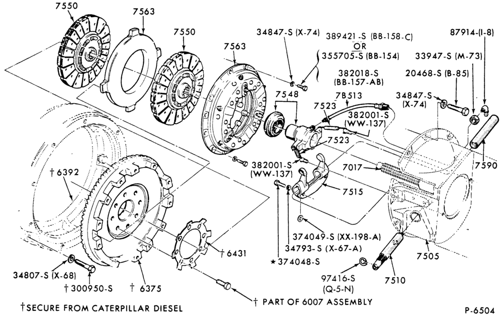 75.1 - EXTERNAL PARTS-(1987/)- 8 cyl. 636 Cat. diesel-F-FT600/900