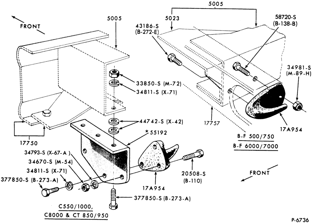 176 - TOW HOOKS-Tow hooks - rear-F-FT600/900