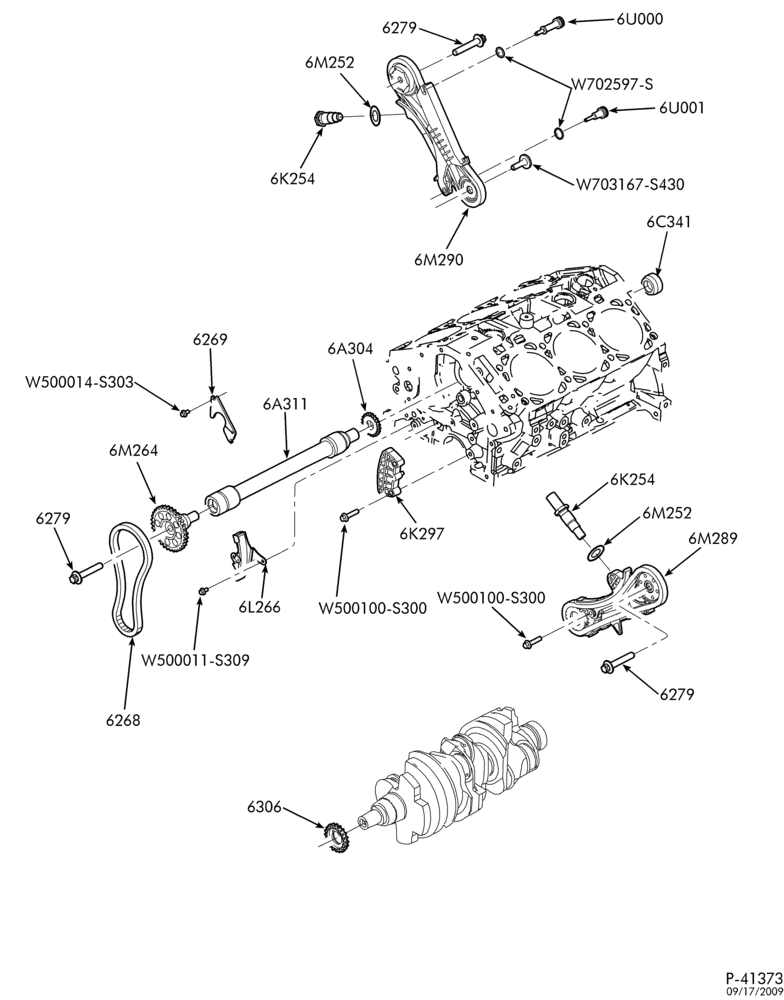 6 CYL. 4.0L - SOHC-Timing gear-R