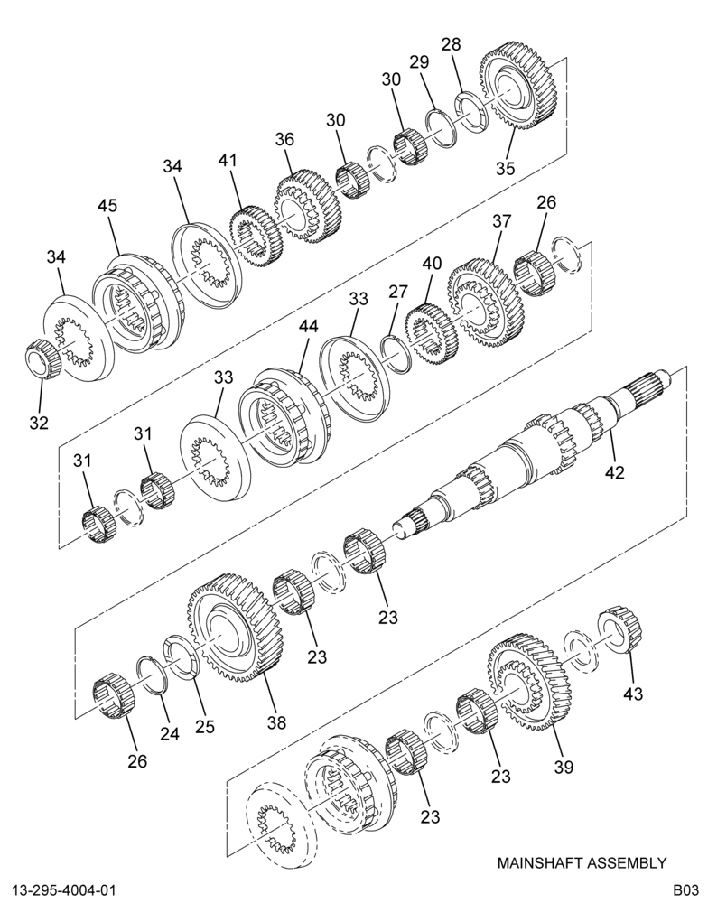 ..TRANSMISSION L/HSG*FULLER FS-6 (Eng. 4C4O-7003-AA) 1/5