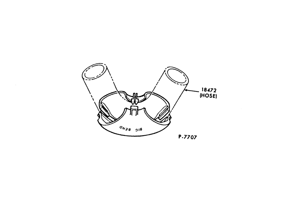184 - BENDER (HEATER HOSE - 90 DEGREES)