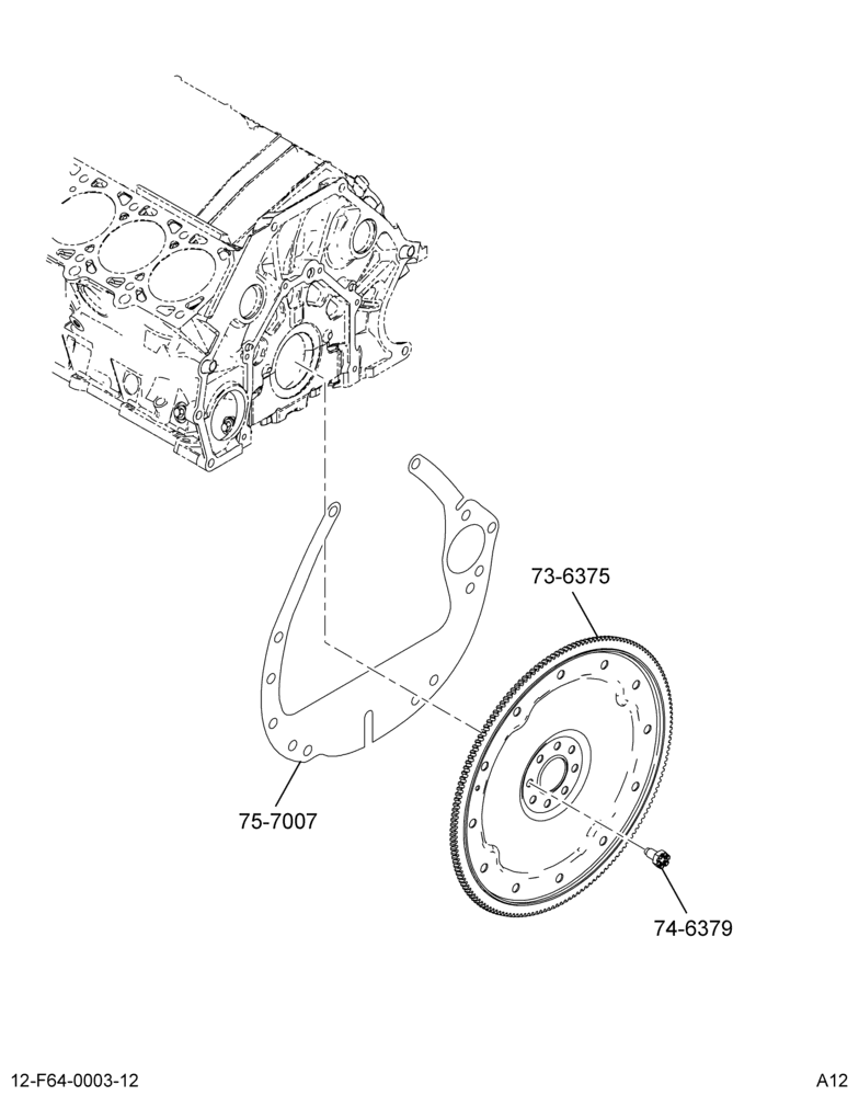 ..ENGINE COMPLETE 6-225 (CC4Z-6007-AA) 12/12