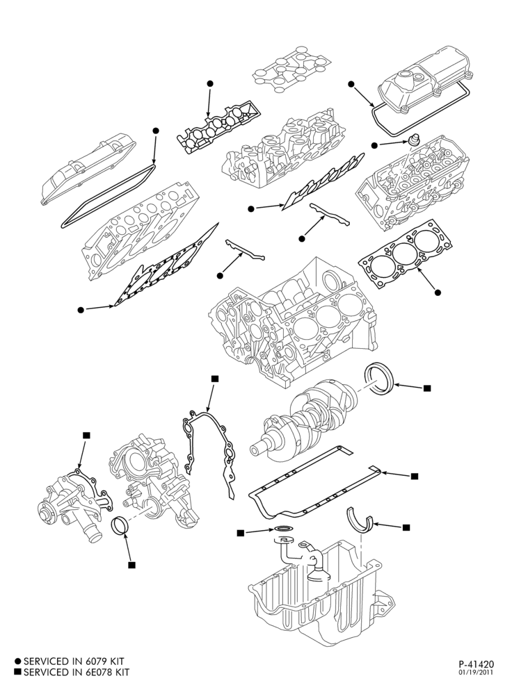 ENGINE-Engine gasket kits